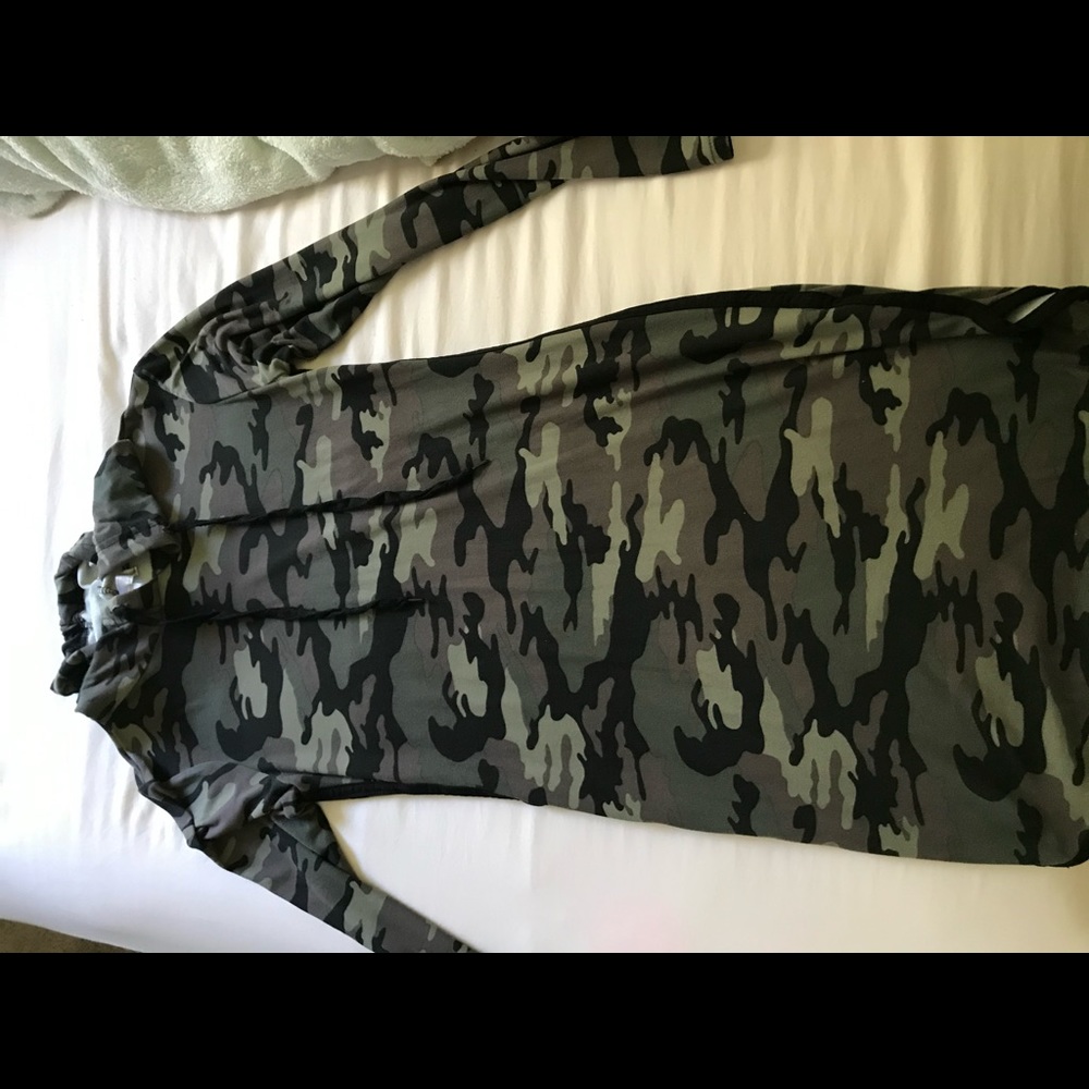 camo mini dress
